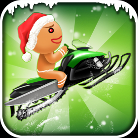 couverture jeu vidéo A Gingerbread Winter Snow Run: Escape to the City – Pro HD Racing Game