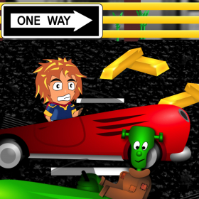 couverture jeu vidéo A Horrifying Driving Game