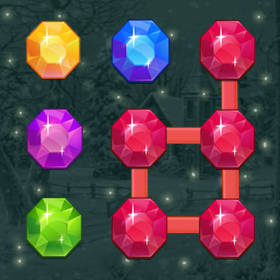 couverture jeu vidéo A hot Diamond dots matching game mania:Connect the same color diamonds,it&#039;s all about connecting