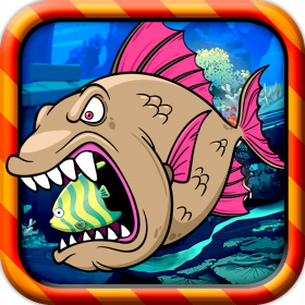 couverture jeu vidéo A Hungry Fish attack : Extreme Sea Monstar evolution game FREE!