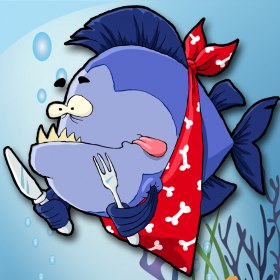 couverture jeu vidéo A hungry fish attack in the sea