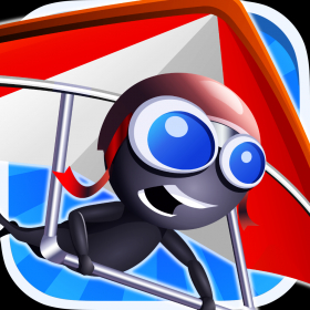 couverture jeu vidéo A Kamikaze Stickman Air-Wings Petit vol de planeur