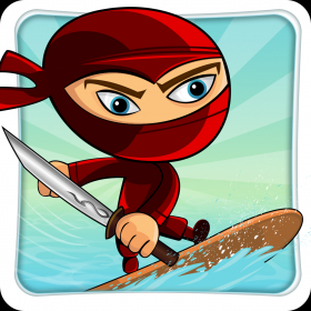 couverture jeu vidéo A Line Runner Surfer Ninja