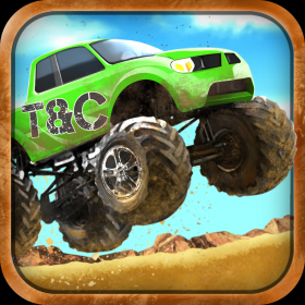 couverture jeu vidéo A Monster Truck Desert Run – Pro HD Racing Game