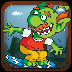 couverture jeu vidéo A Monster True Skate Dash - Tiny Kid-s High Skater Pro Game-s