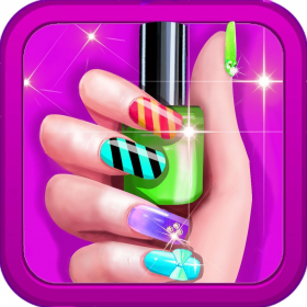 couverture jeu vidéo A+ Nail Art Beauty Salon Fashion Makeover Game For Girls Pro