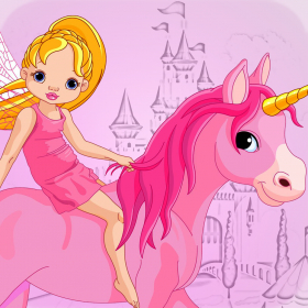 couverture jeu vidéo A Pink Fairy's Unicorn - The Letters in Fairyland