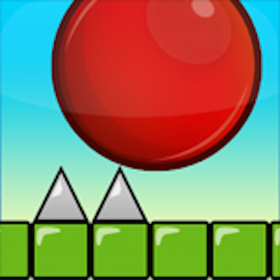 couverture jeu vidéo A Red Ball Bouncing Dash! - Don&#039;t Touch the Spikes