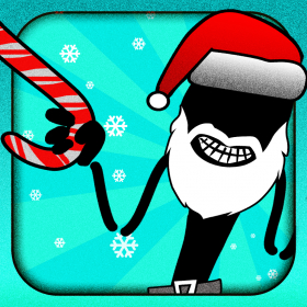 couverture jeu vidéo A Stickman Santa Stampede Christmas Reindeer Run Pro Fun Racing