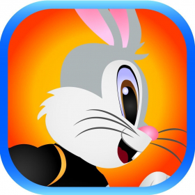 couverture jeu vidéo A Super Hero Rabbit Dash Jump Flying Fun Race Game