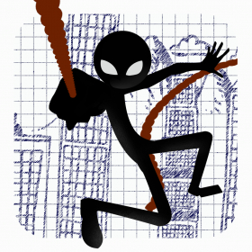 couverture jeu vidéo A Superhero Stickman Adventure - Swinging n Flying Through The City Streets