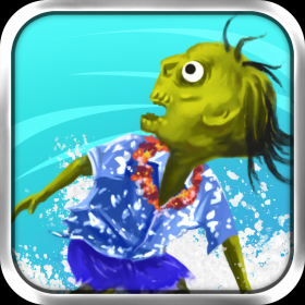 couverture jeu vidéo A Surfing Run at Zombie Cove - HD Racing Game