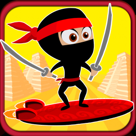 couverture jeu vidéo A Temple Ninja Race - Pro Adventure Game