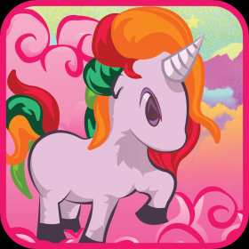couverture jeu vidéo A Tiny Unicorn Pony Run PRO - Princess Rainbow Hay Cloud Adventure Day