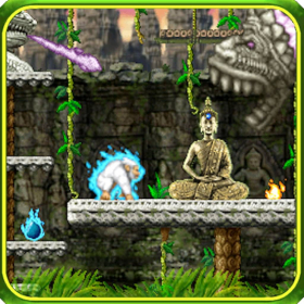 couverture jeu vidéo a White Monkey ! Crazy run and jump !
