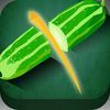 couverture jeu vidéo Abattre Les Légumes - lame génial jeu d&#039;arcade de coupe