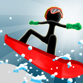 couverture jeu vidéo Absolute eXtreme Stickman Snowboarding PRO - Full eXtreme Stunts Snowboard Version