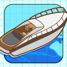 couverture jeu vidéo Accélérer Bateau Course Doodle - Jeux Gratuits Meilleur Rapide Amusant Gratuit