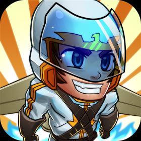 couverture jeu vidéo Ace Astro Jetpack Clumsy: Rocket Mania en poussins mondiale