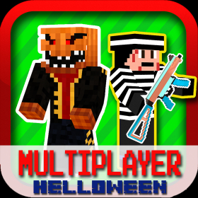 couverture jeu vidéo Ace Cops N Robbers - Halloween Block MC FPS Edition