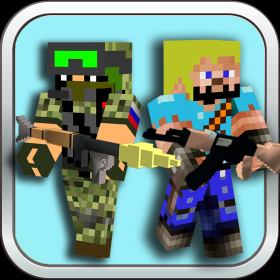 couverture jeu vidéo Ace Cube Ops - MC Temple Notch FPS Game