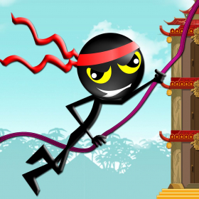 couverture jeux-video Action Bâton Homme Ninja Balancement : Asiatique Gratte-Ciel Serré Corde Swing Aventure FREE