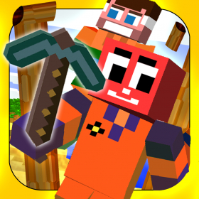 couverture jeu vidéo Action Craft Lumberjack - Mini Mine Game Timberman Edition