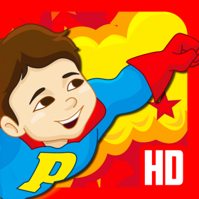 couverture jeu vidéo ACTION HEROES FREE - INFINITE FLIGHT CARTOON FLYER