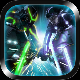 couverture jeu vidéo Action Movie Neon Light Bike Race Free