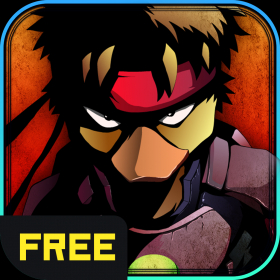 couverture jeu vidéo Action Ninja canard vs vilain Dragon - Action Ninja Duck vs. Ugly Dragon