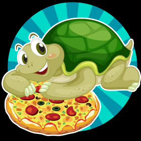 couverture jeu vidéo Adolescente Skill Game Pizza Turtle - App Child Safe