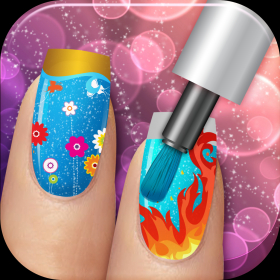 couverture jeu vidéo Adorable princesse Nail Salon - Jeux de Makeover gratuit pour les filles