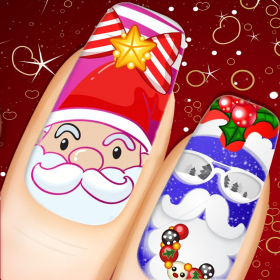 couverture jeu vidéo Adorable Vacances Clou Beauté Salon : Joyeux Noël Style Manucure Pour Filles FREE
