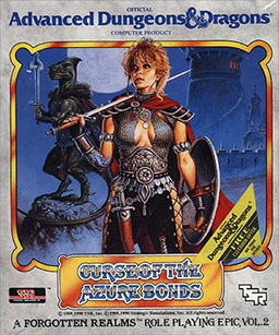 couverture jeu vidéo Advanced Dungeons &amp; Dragons : Curse of the Azure Bonds