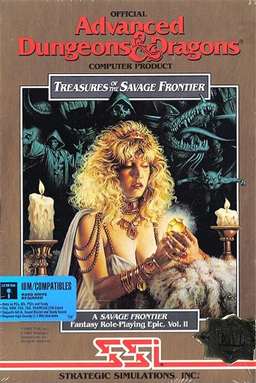 couverture jeu vidéo Advanced Dungeons &amp; Dragons : Treasures of the Savage Frontier