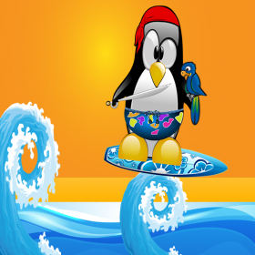 couverture jeu vidéo Adventures Of Surfer Tux