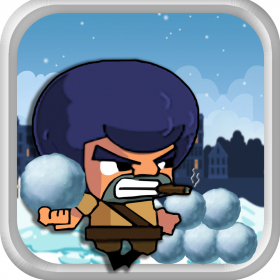 couverture jeu vidéo ` Afro Christmas Snow Fight - Jump &amp; Kill Zombies by throwing Snowball Survival Edition