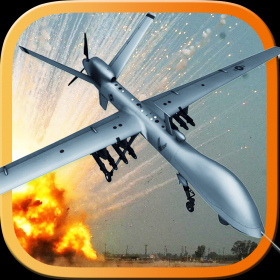 couverture jeu vidéo Air-Combat Drone Test Pilot Missile Attack Sim 3D