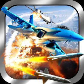 couverture jeu vidéo Air Drone Combat - Simulation Militaire de Bataille Aérienne Chasseurs Jets