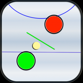 couverture jeu vidéo Air Hockey - Flat with Obstacles