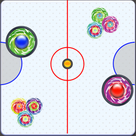 couverture jeu vidéo Air Hockey Glow Pro