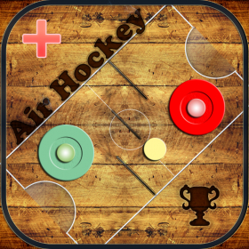 couverture jeu vidéo Air Hockey - Wood with Obstacles Plus