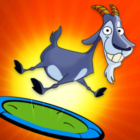 couverture jeu vidéo Air Jumping Mountain Goat FREE - Happy Antelope Trampoline Boost Journey