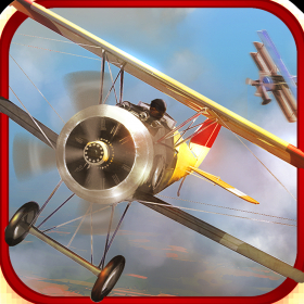couverture jeu vidéo Airbourne Barons – War in the Skies Shooting Game