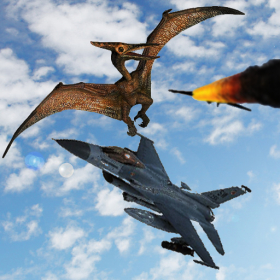 couverture jeu vidéo Aircraft VS Dinosaurs