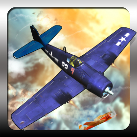 couverture jeu vidéo Airplane Pilot Pro: Air Strike - Fun Combat Fighter Game for Kids and Adults