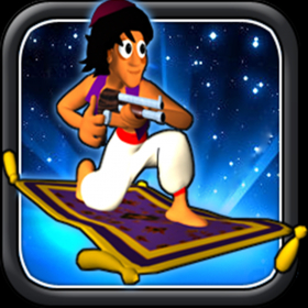 couverture jeu vidéo aladin et le pistolet (prince tireur d&#039;action pour sauver la princesse)