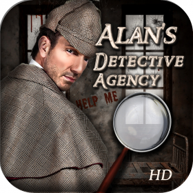 couverture jeu vidéo Alan's Detective Agency HD - hidden object puzzle game