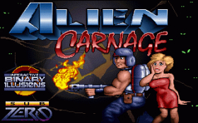 couverture jeu vidéo Alien Carnage