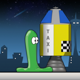 couverture jeu vidéo Alien Taxi